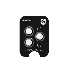 Joyroom JR-MSF0303 üvegfólia iPhone 16 Pro/16 Pro Max kamerához - Fekete