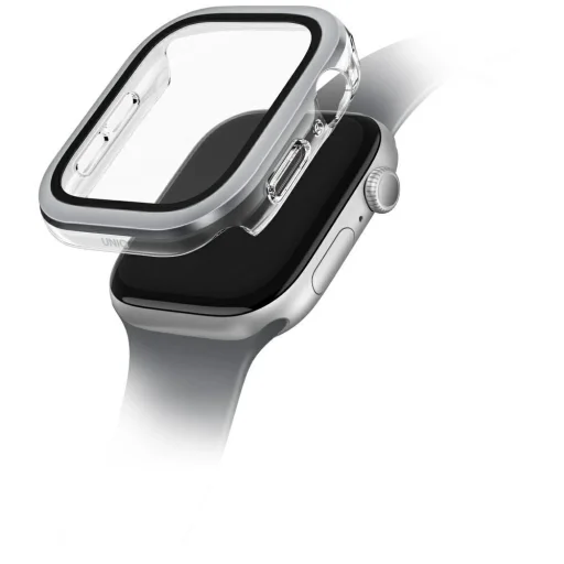 Uniq Voute üvegfólia tok Apple Watch 10 46 mm - ezüst - 1