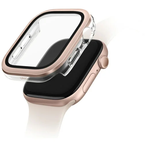 Uniq Voute üvegfólia Apple Watch 10 46mm - Rózsaarany - 1