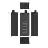 Hub Orico W5P-U2-030 4x USB-A 2.0 30cm - fekete thumbnail