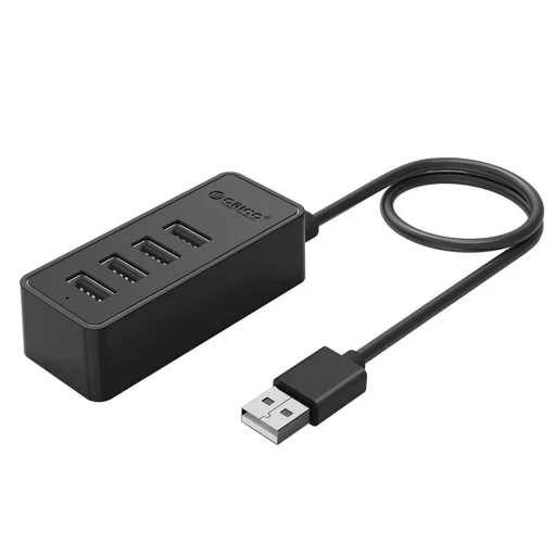 Hub Orico W5P-U2-030 4x USB-A 2.0 30cm - fekete - 1