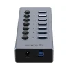 Orico BT2U3-7AB Hub 7x USB-A 3.0 with switches - gray thumbnail