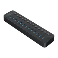 Orico CT2U3-13AB 13x USB-A 3.0 Hub kapcsolókkal - Fekete