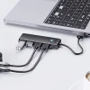 Orico PAPW4A-C3 USB-A Hub Dokkoló Állomás 4x USB-A 3.0 - Fekete - 3