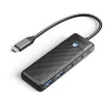Hub USB-C Orico PAPW2AC-C3 dokkoló állomás 2x USB-A 3.0 + 2x USB-C 3.0 - fekete