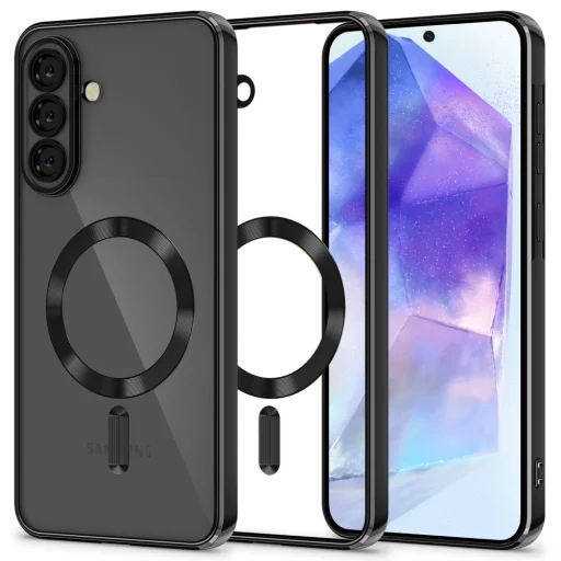 Tech-protect Magflex Magsafe Galaxy A56 5g Fényes fekete tok - 1