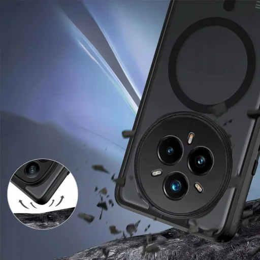 Tech-protect Magmat Magsafe Realme 14 Pro 5g matt fekete tok - 2