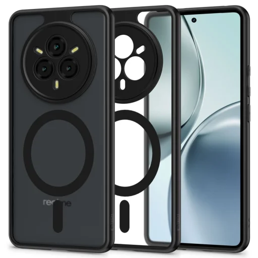 Tech-protect Magmat Magsafe Realme 14 Pro 5g matt fekete tok - 1