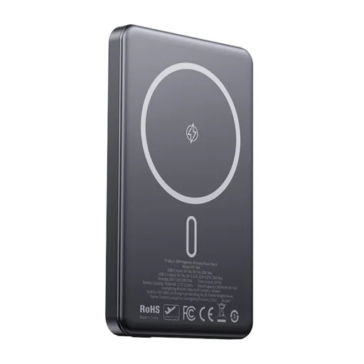 Powerbank Mágneses Mcdodo MC-4641 Ultra-vékony 5000mAh 1C, Vezeték nélküli (arany) - 1