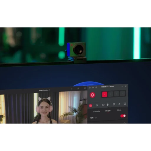 OBSBOT Meet 2 webkamera (szürke), - 7