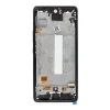LCD kijelző SAMSUNG A53 A536 HARD OLED kerettel fekete,