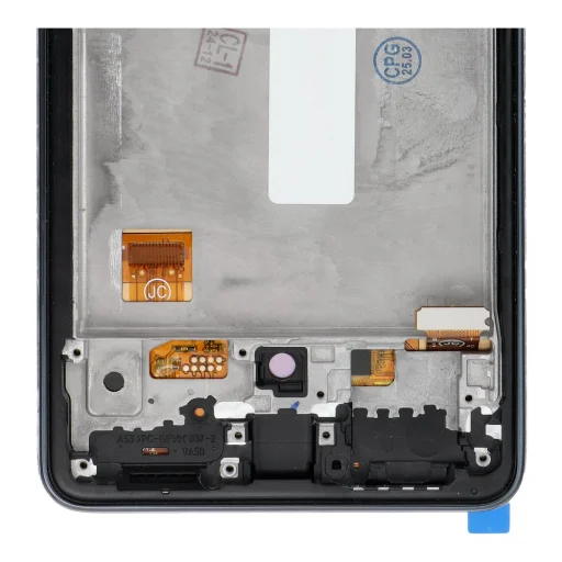 LCD kijelző SAMSUNG A53 A536 HARD OLED kerettel fekete, - 3