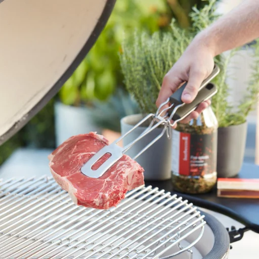 Barbecook BC-ACC-7028 army stílusú fogó, 38cm-es, khaki zöld nyél - 2