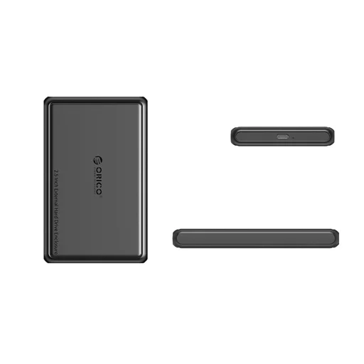 Orico DDL25-C3 2.5" HDD/SSD USB-C 5Gb/s Merevlemez Ház - Fekete - 2