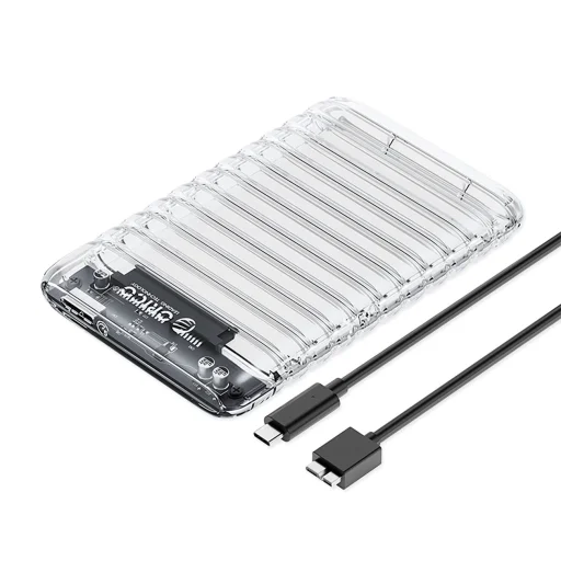 Orico 2139U3-V1 2.5" HDD/SSD USB Micro-B 5Gb/s külső meghajtó - Átlátszó - 1