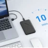 Orico 25PW1C-C3 2.5" HDD/SSD USB-C 3.1 6Gb/s Merevlemez Ház - Fekete thumbnail