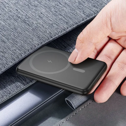 HOCO powerbank 5000 mAh ultra-vékony kompatibilis MagSafe PD QC 2A 20W J140A fekete - 5