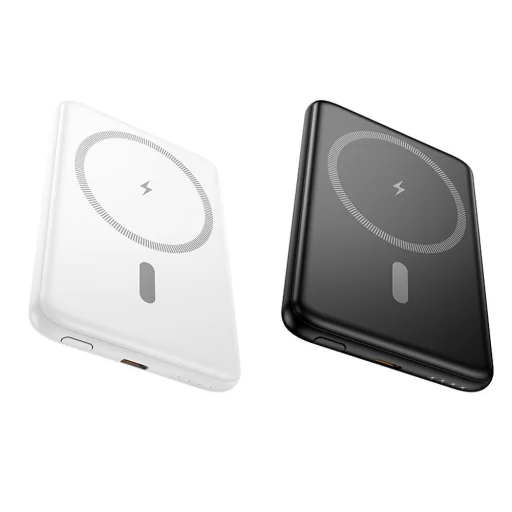 HOCO powerbank 5000 mAh ultra-vékony kompatibilis MagSafe PD QC 2A 20W J140A fekete - 4