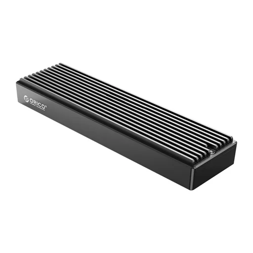 Orico M2PV-C3 M.2 NVME USB-C 10Gb/s Merevlemez külső ház - Fekete - 2