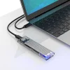 Orico TCM2-C3 M.2 NVMe USB-C 10Gb/s Merevlemez külső ház - Szürke - 3