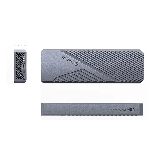 Orico CNM2-G20 M.2 NVME USB-C 3.2 20Gb/s Külső Meghajtó ház - Szürke - 2