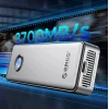 Orico OUM2-G20 M.2 NVME USB-C 3.2 20 Gb/s Merevlemez Meghajtó ház - Ezüst thumbnail