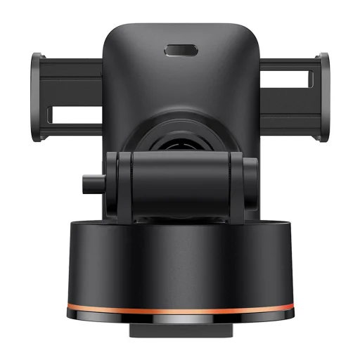  Baseus - Autós tartó vezeték nélküli töltéssel Wisdom Series (C40344901113-Z1) - Tapadókoronggal, műszerfalra, 15W - Fekete - 3