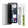  Techsuit - 111D Teljes Ragasztású Privát Képernyővédő - Nothing Phone (3a) - Fekete üvegfólia