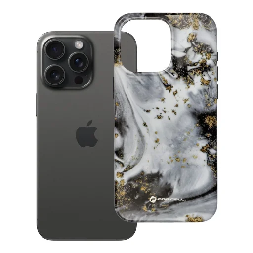 FORCELL F-PROTECT Mirage, vojensky testované puzdro, kompatibilné s MagSafe pre IPHONE 15 PRO MAX, strieborná hmla - 12