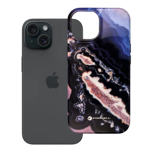 FORCELL F-PROTECT Mirage, Katonai ejtőteszten átesett tok MagSafe kompatibilitással iPhone 15-höz arany sziget - 13