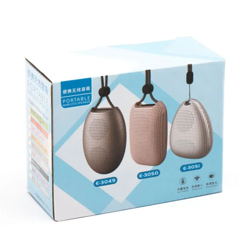 Vezeték nélküli hangszóró E-3049 3W 500mAh fekete - 9