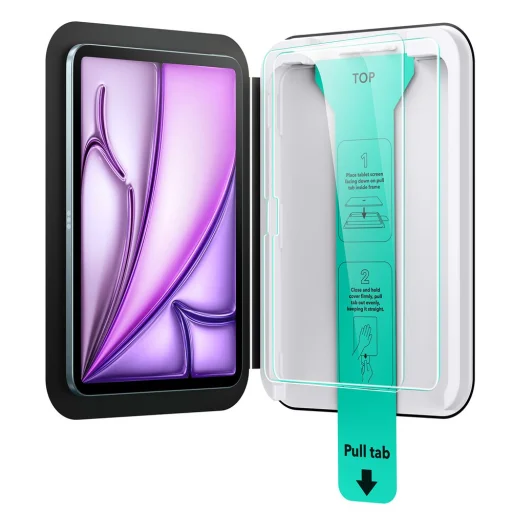 Edzett Üveg ESR Ultrafit 2 darabos iPad Air 11” 6 / 7 / 2024-2025 Átlátszó üvegfólia - 3