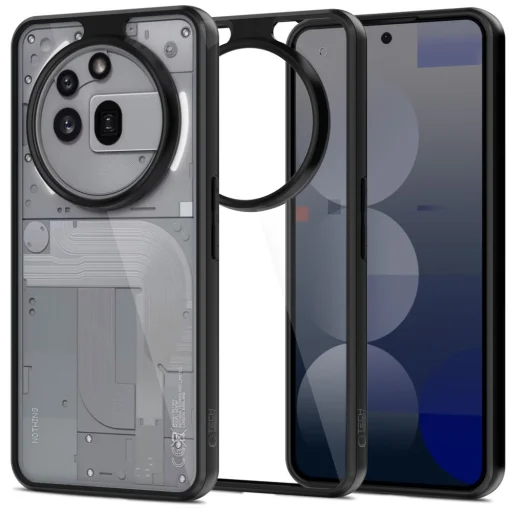 Tech-protect Magmat Nothing Phone 3a Pro fekete/átlátszó tok - 1