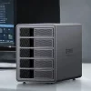 Orico 9858T3 5 Big DAS Solution ProThunder Lemeztömb Thunderbolt 3-mal 5 x 2.5"/3.5" SATA HDD/SSD-hez - Szürke thumbnail