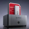 Orico IT28E-C 2-lemezes dokkoló állomás M.2 NVME 2.5"/3.5" HDD/2.5" SSD klónozó funkcióval - Szürke - 3