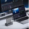 Orico IT48N-C 4-lemezes dokkoló állomás M.2 NVME klónozási funkcióval - Szürke thumbnail