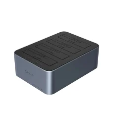 Orico 6646C3-C 4-meghajtós dokkolóállomás offline klónozási funkcióval 2.5"/3.5" SATA HDD/SSD - Szürke
