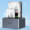 Orico 6656C3-C 5 rekeszes dokkoló állomás offline klónozási funkcióval 2.5"/3.5" SATA HDD/SSD - Szürke thumbnail