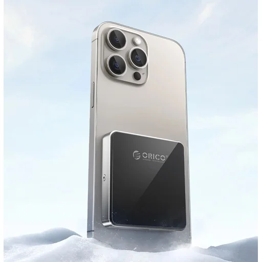 Orico AP30-G2 M.2 NVMe Mágneses Merevlemez Ház MagSafe USB-C 3.2 - Fekete - 3