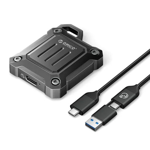 Orico XAM2 M.2 2230 USB-C 3.2 Taktikai Megerősített Lemezház - Fekete - 1
