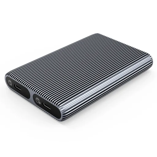 Orico AM2C3-2SN dupla merevlemez keret két M.2 SATA+NVME meghajtóhoz USB-C 3.2 6Gb/s / 10Gb/s - szürke - 2