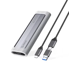 Orico AXM2S-G2-V1 M.2 NVME/NGFF USB-C/USB-A to USB-C 6Gb/s / 10Gb/s Merevlemez ház - Szürke
