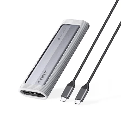 Orico AXM2S-G2 M.2 NVME/NGFF USB-C 10Gb/s lemezmeghajtó ház - Szürke - 1