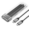 Orico TXM2-C3 M.2 NVME USB-C 3.2 10Gb/s merevlemez ház - Szürke