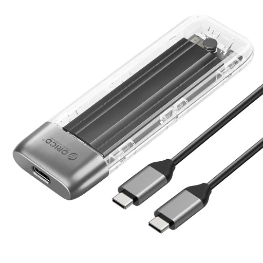 Orico TXM2-C3 M.2 NVME USB-C 3.2 10Gb/s merevlemez ház - Szürke - 1