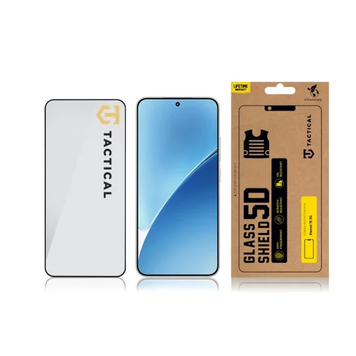 Tactical Glass Shield 5D Xiaomi 15 5G fekete üvegfólia - 3