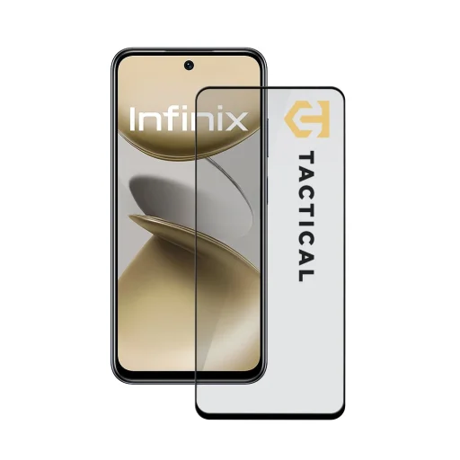 Tactical Glass Shield 5D Infinix Hot Smart 9/Hot 50i/Hot 50 5G Fekete üvegfólia - 1
