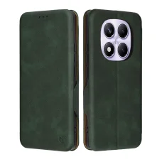  Techsuit - Biztonságos Tárca Plusz - Xiaomi Redmi Note 14 Pro 4G / Poco F7 - Zöld tok