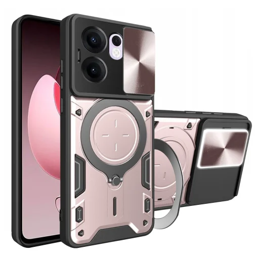  Techsuit - CamGuard Pro - Oppo Reno13 F 4G / Reno13 F 5G / Reno13 FS 5G - Rózsa Arany tok - 1