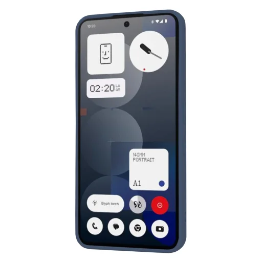  Techsuit - SoftFlex - Nothing Phone (3a) Pro - Sötétkék tok - 2